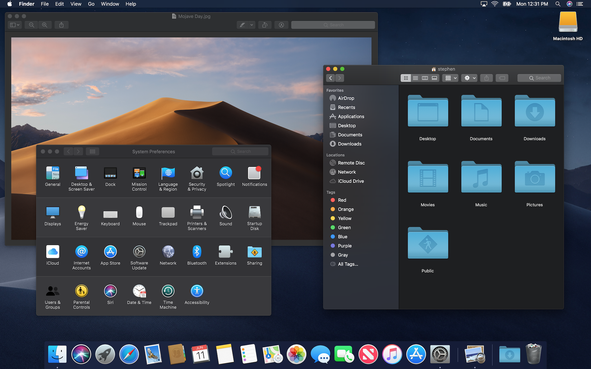 Mojave Dark Mode