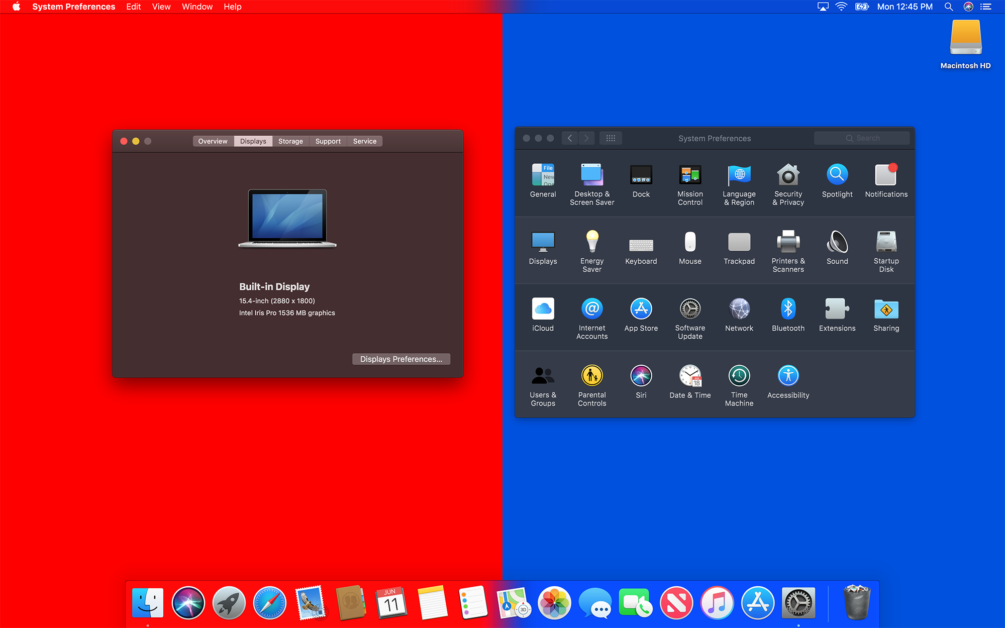 Mojave Desktop Tinting