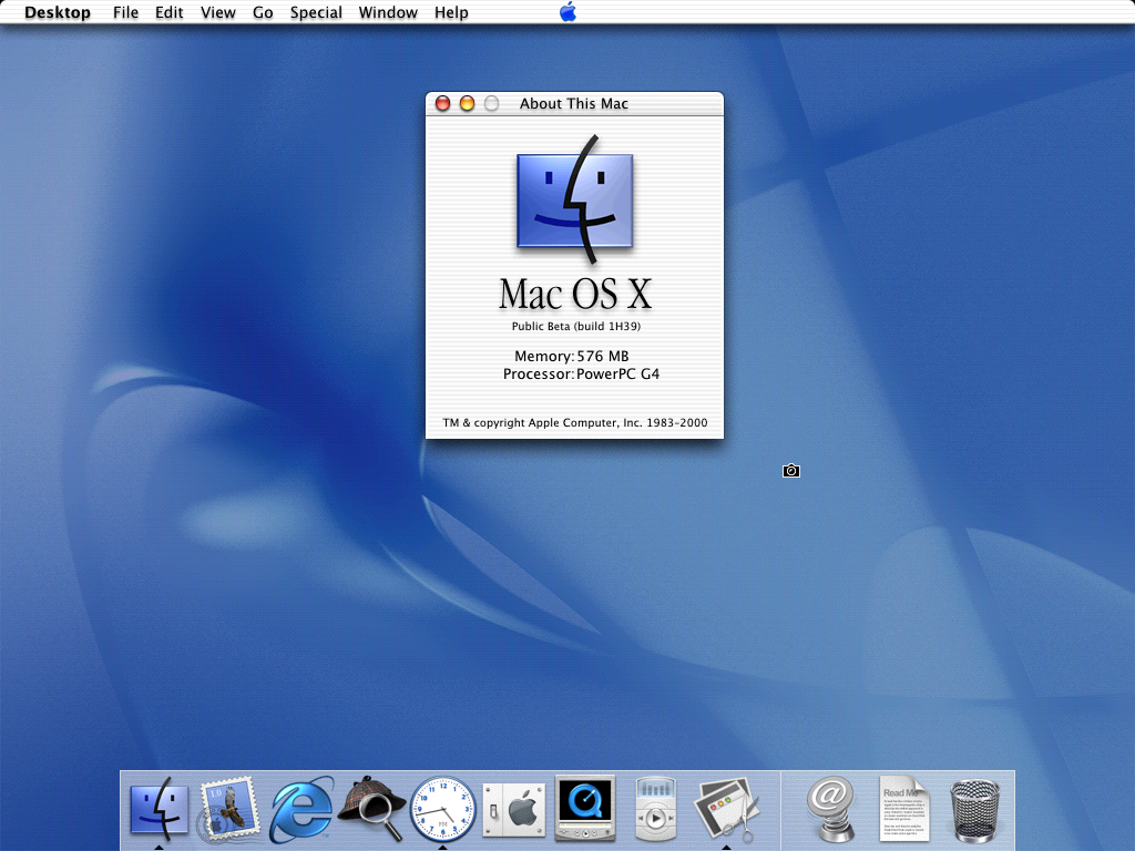 Mac OS X Public Beta