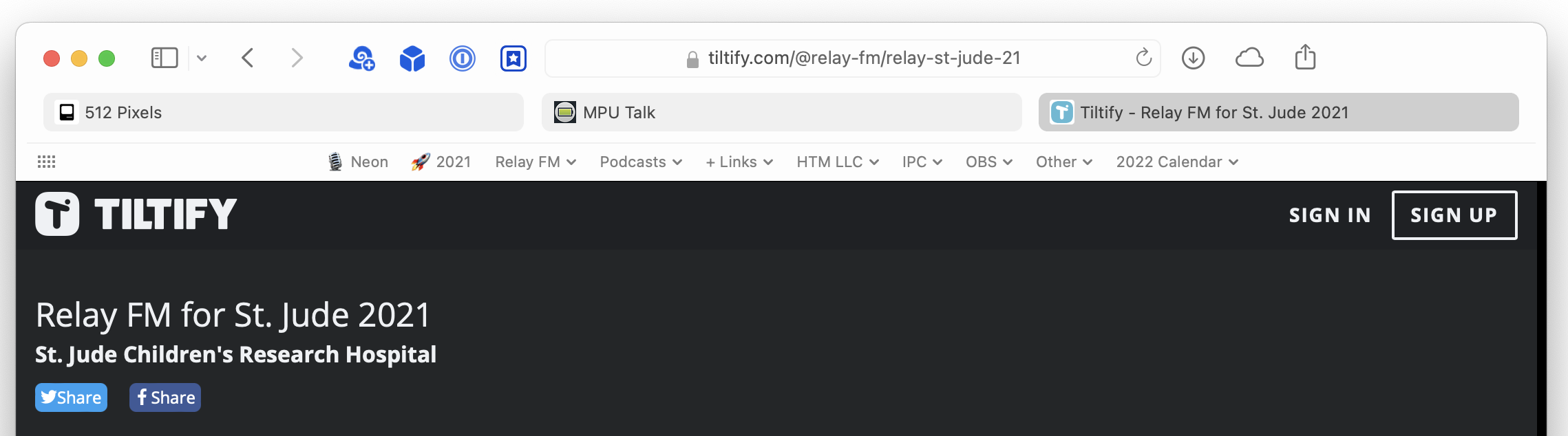 Safari 15&rsquo;s tabs - Light Mode