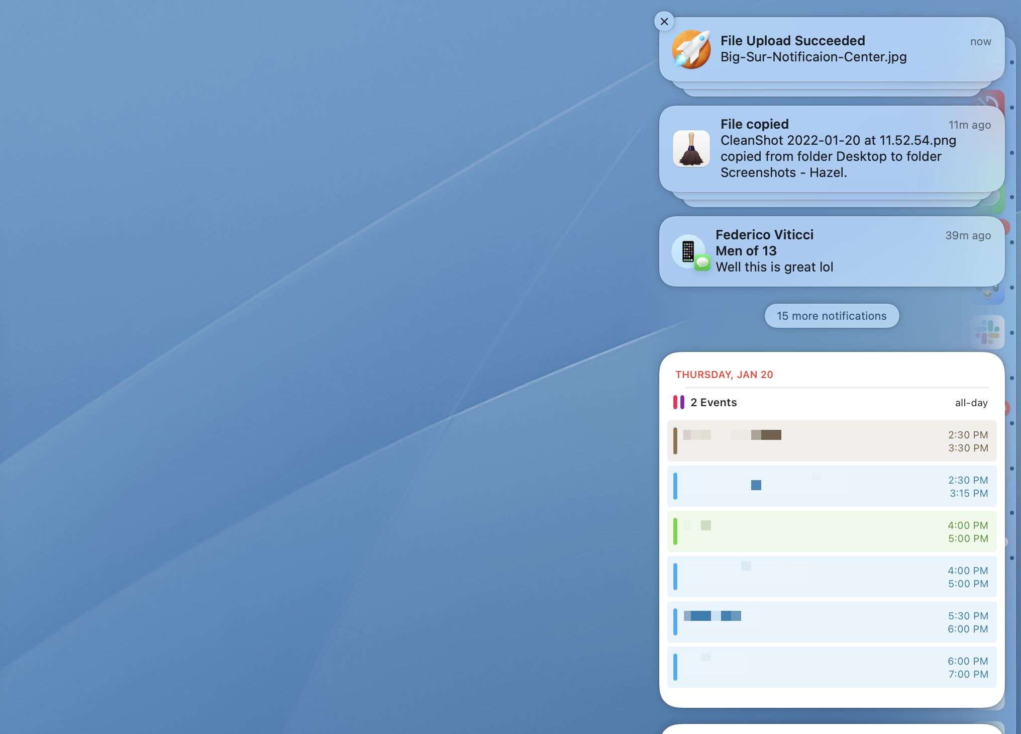 Monterey Notification Center