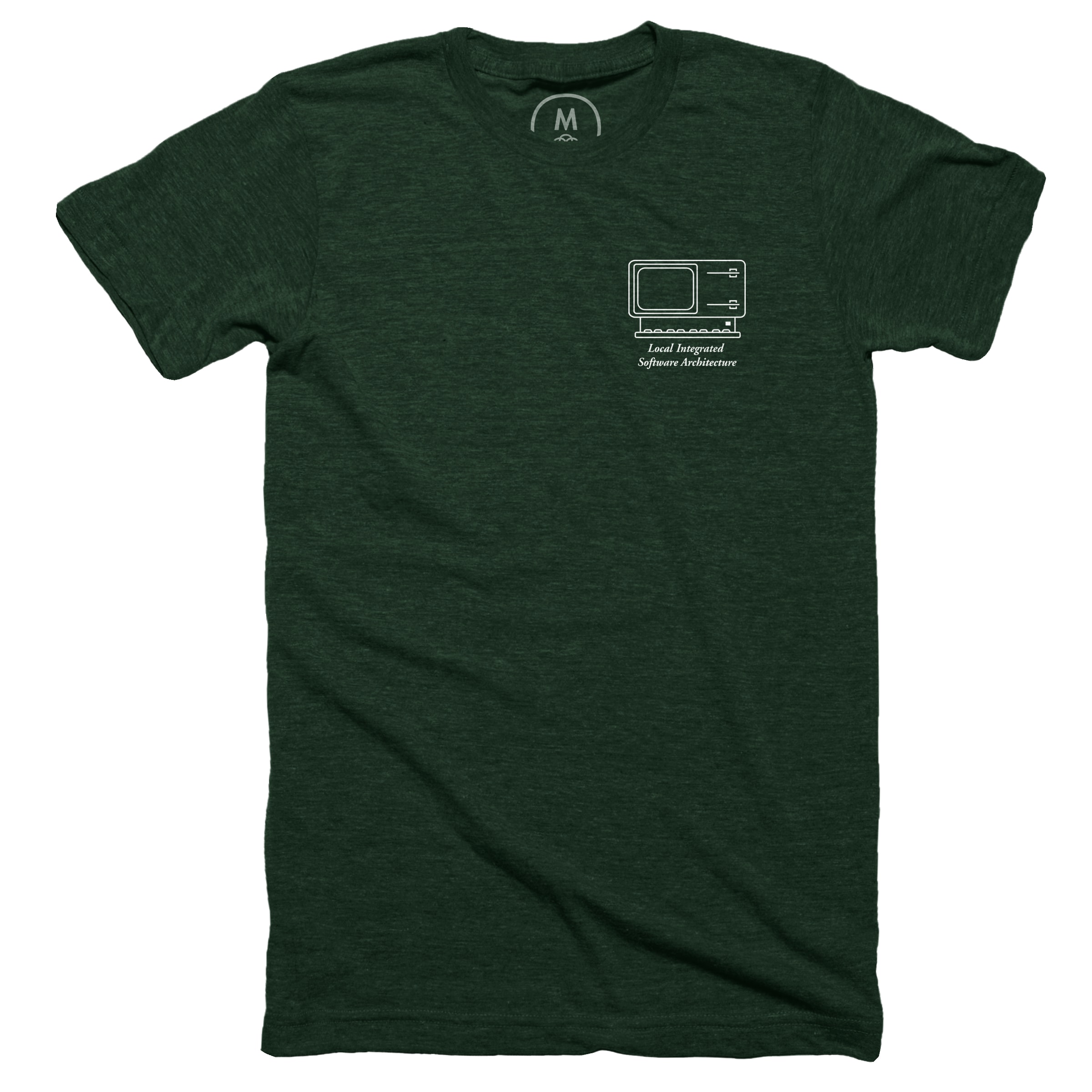 the-locally-integrated-software-architecture – 0000 – Tri-Blend – Men – Tee – Black Forest