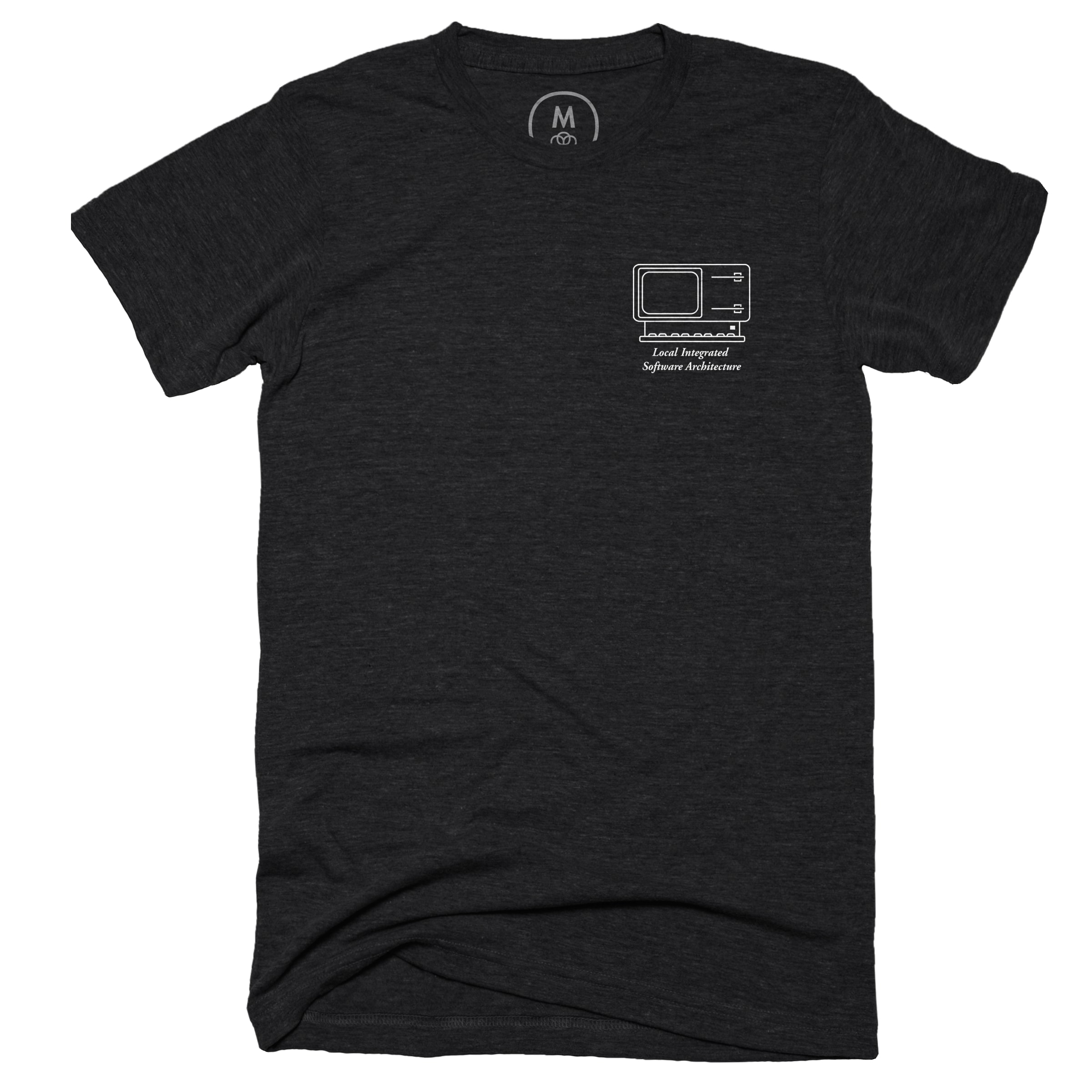 the-locally-integrated-software-architecture – 0018 – Tri-Blend – Men – Tee – Vintage Black