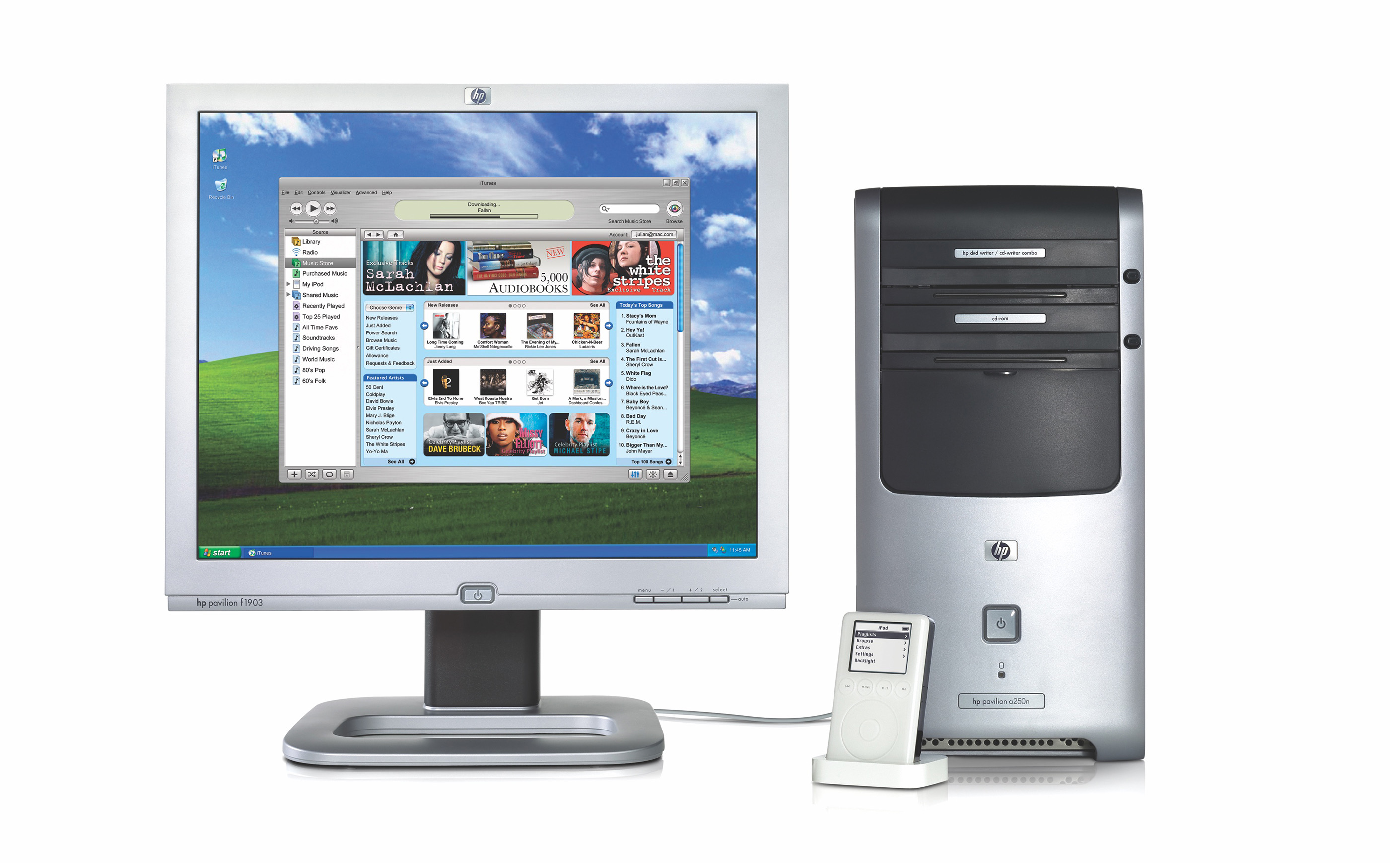 The HP iPod and Windows XP