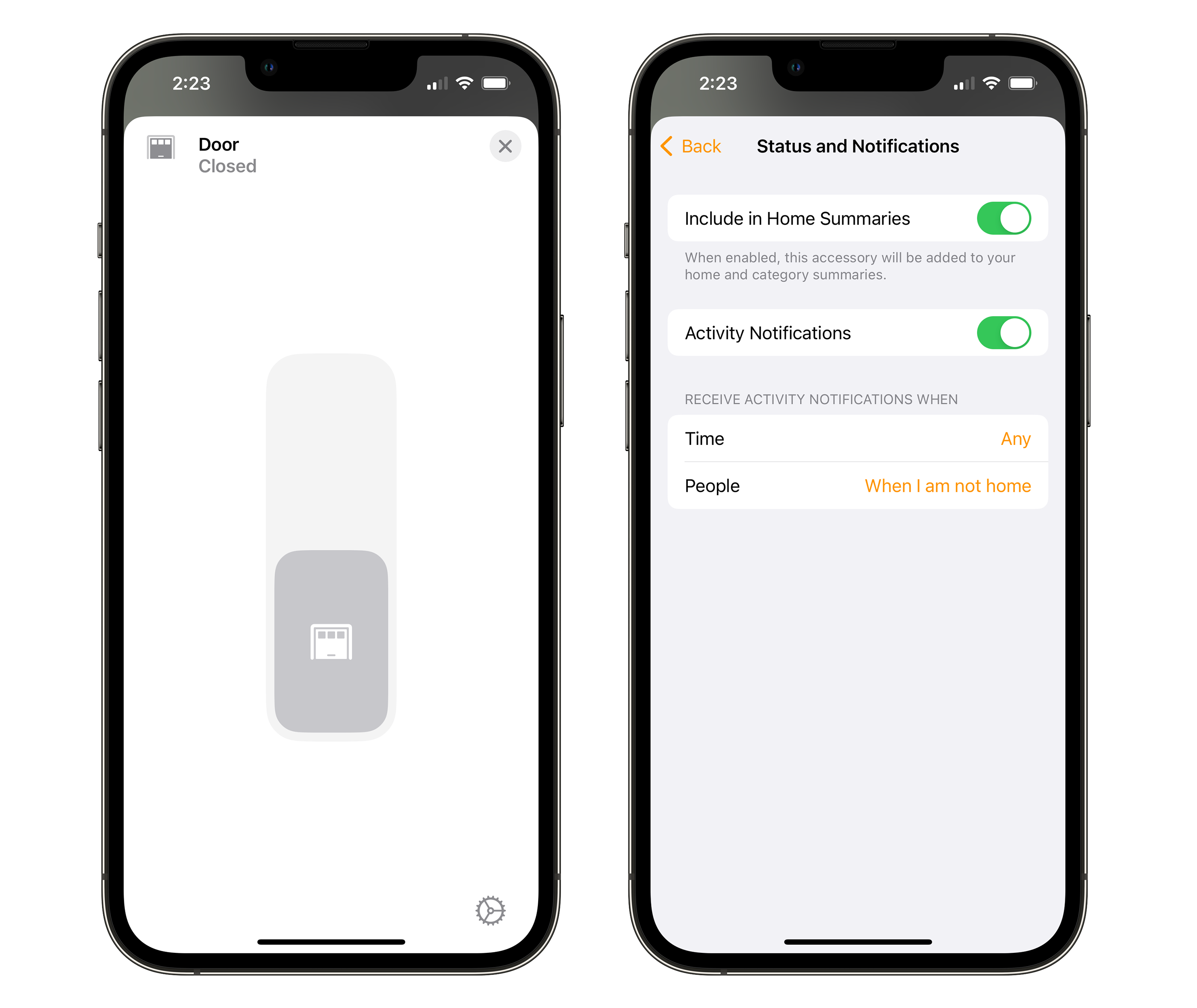 HomeKit Garage Door
