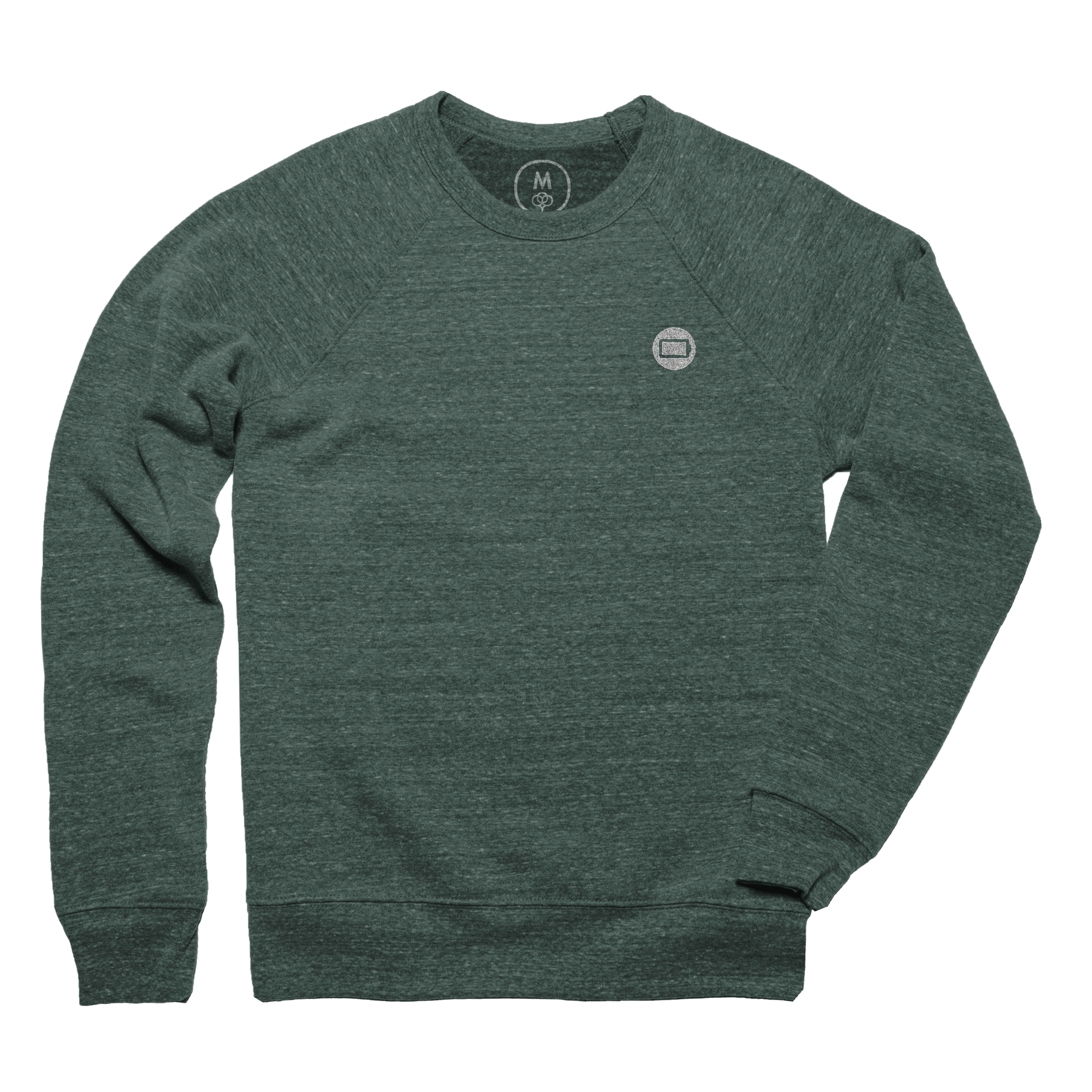 mpu-classy-tee – 0023 – Tri-Blend – Unisex – Pullover Crewneck – Heather Forest