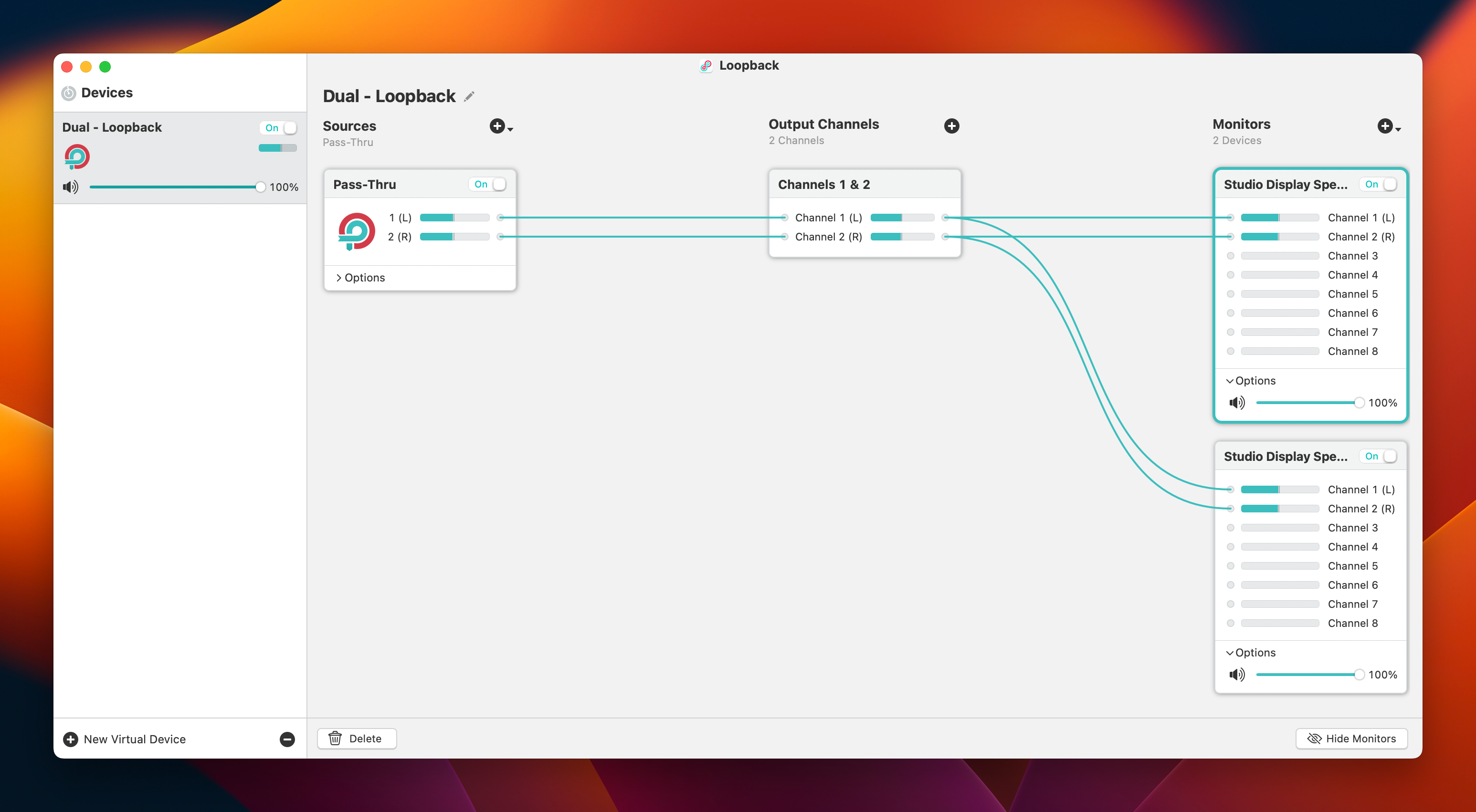 Loopback Screenshot