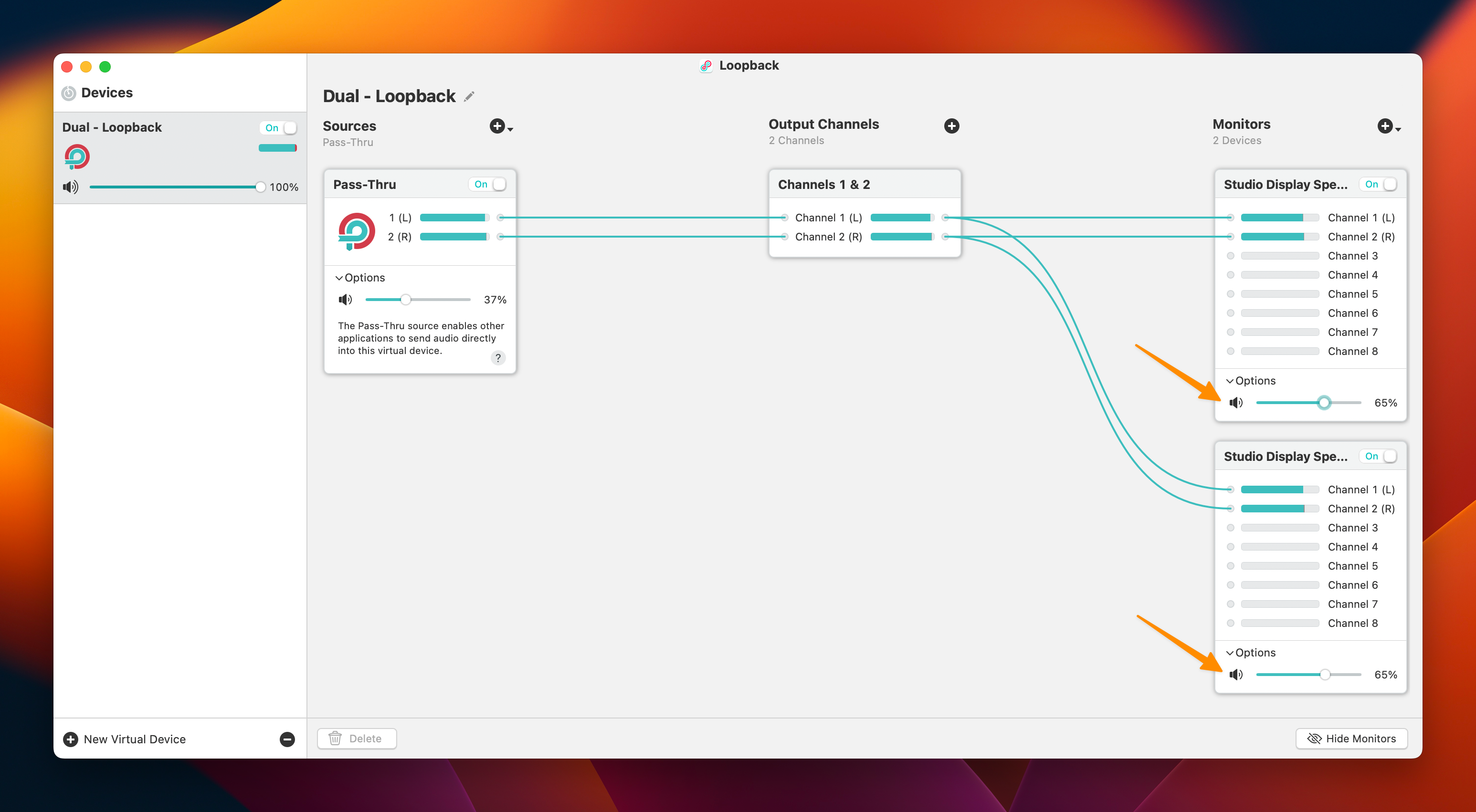 Loopback Screenshot