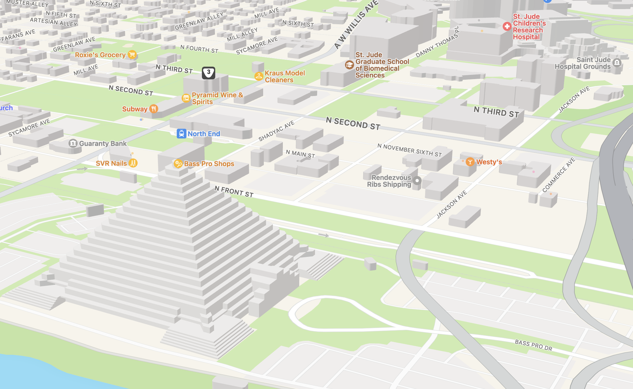 Bass Pro in Apple Maps