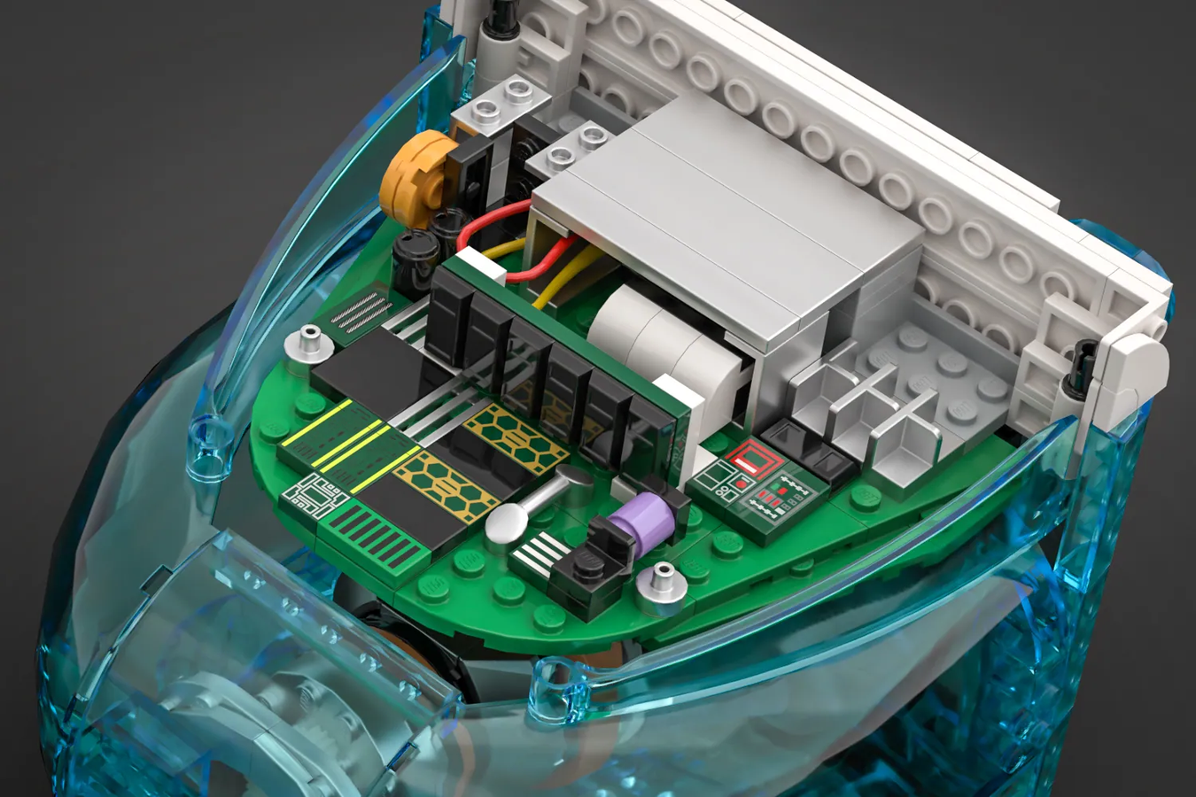 LEGO iMac - Inside