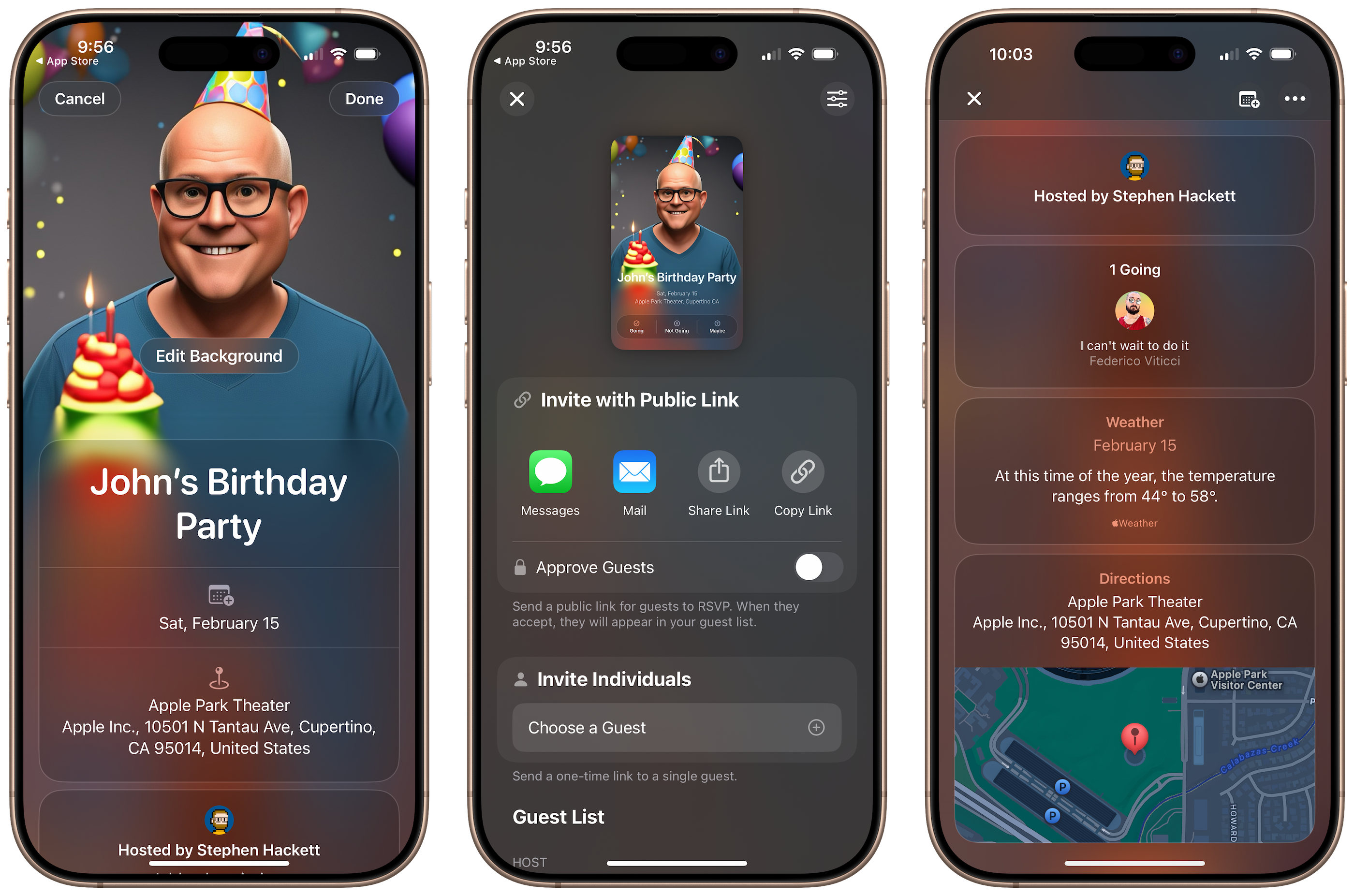 Apple Invite