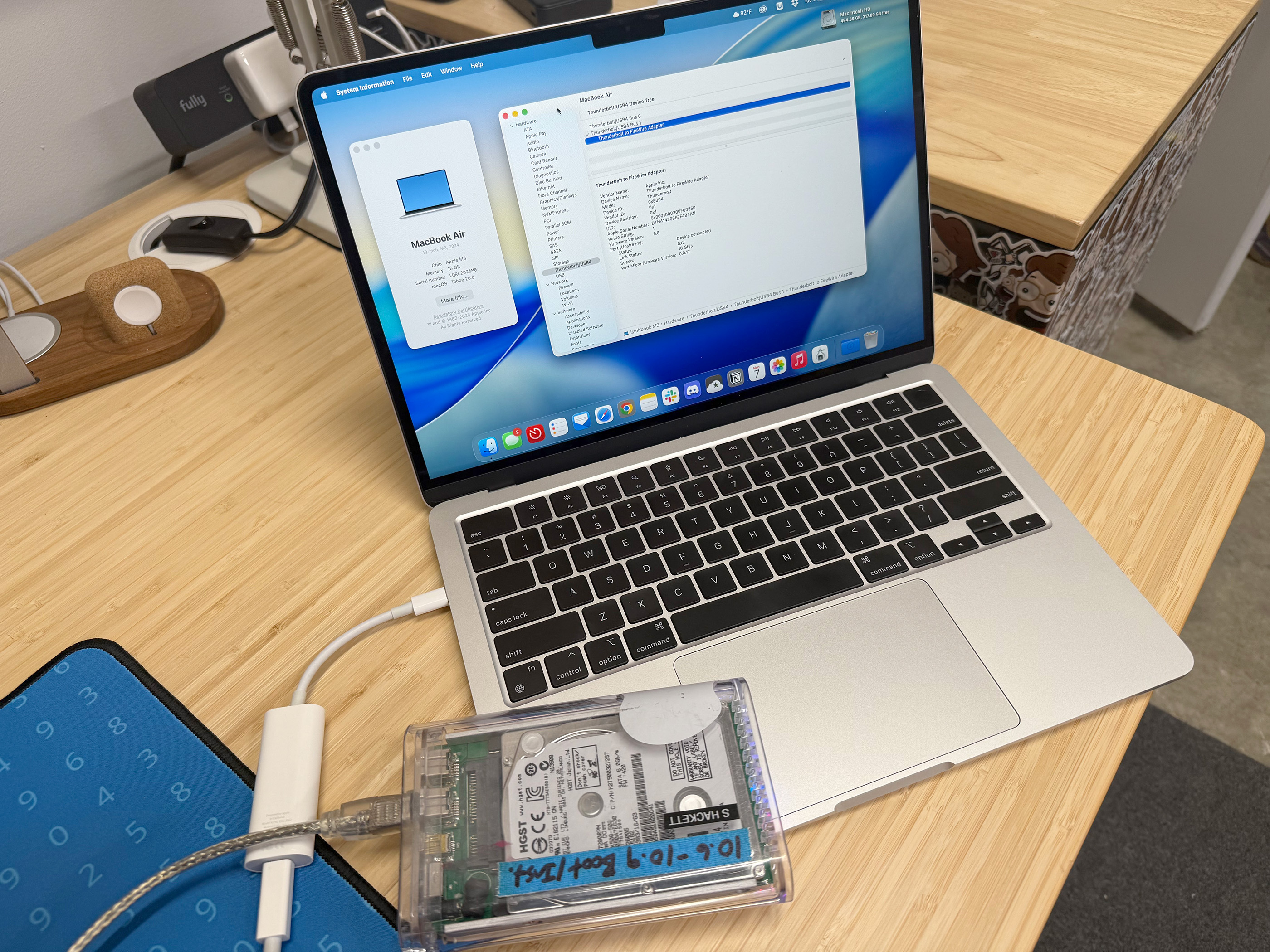 MacBook Air and FireWire 800 Drive