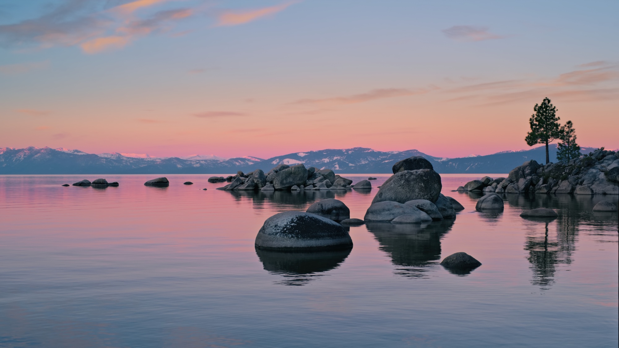 Tahoe Beach - Dawn