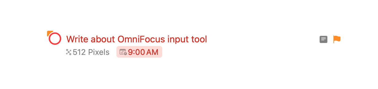 Task in OmniFocus