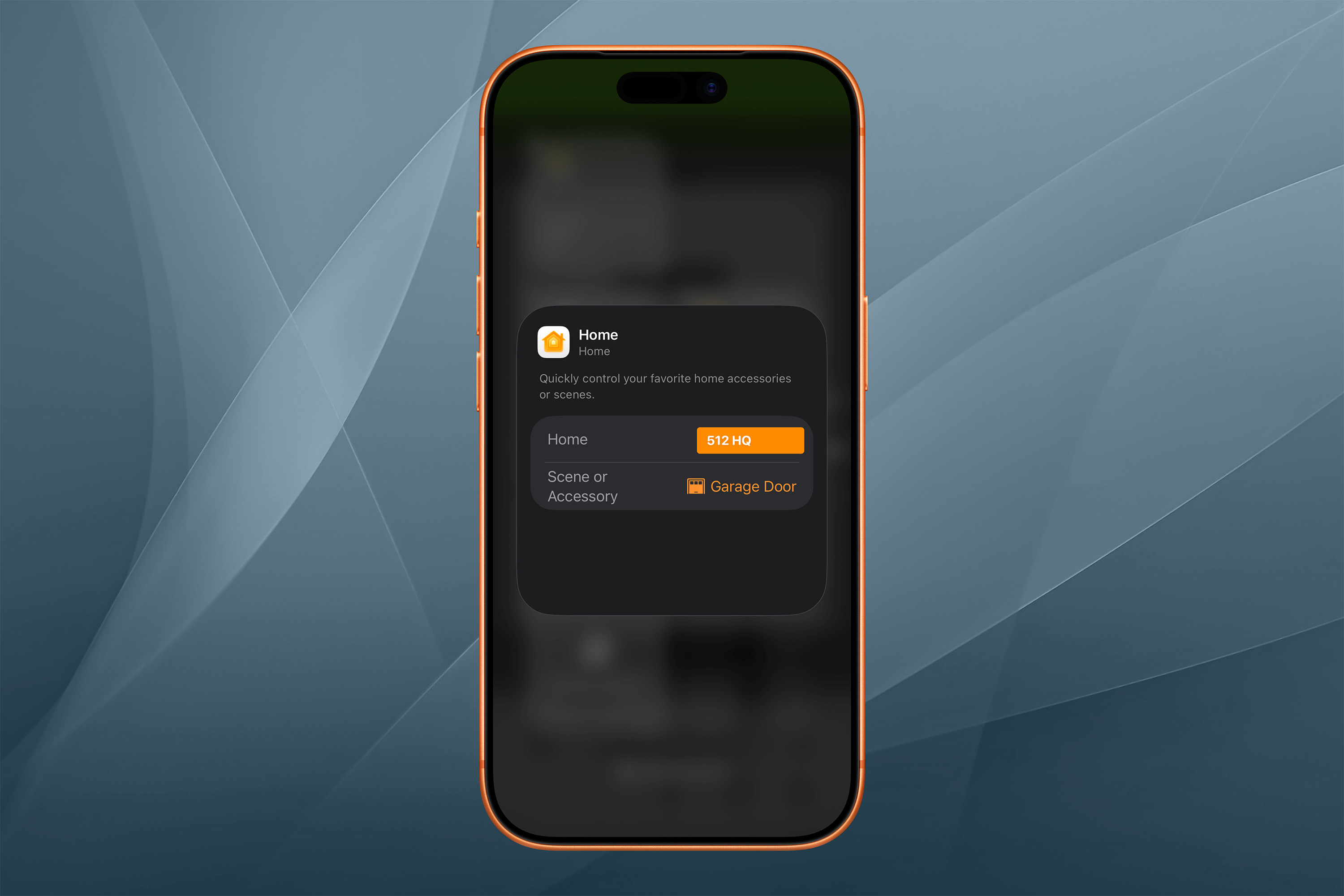 HomeKit controls