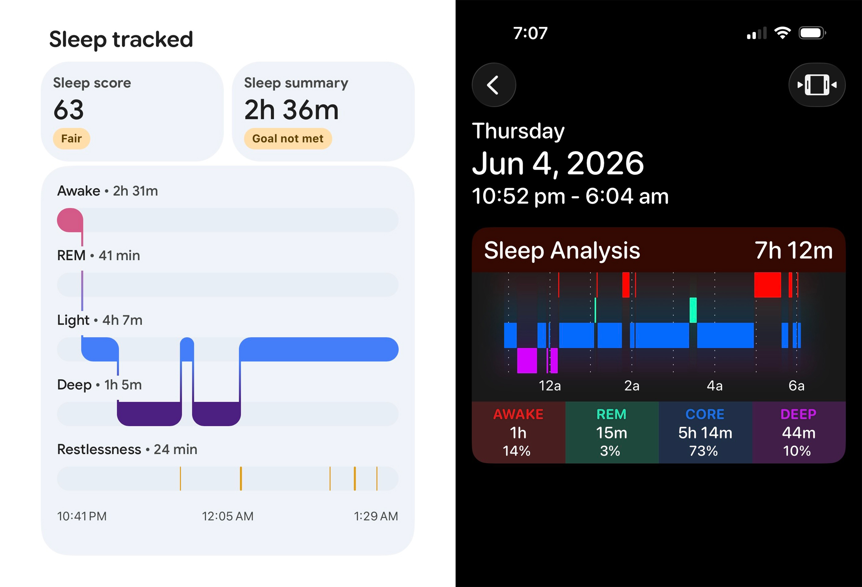Fitbit Air Sleep Tracking