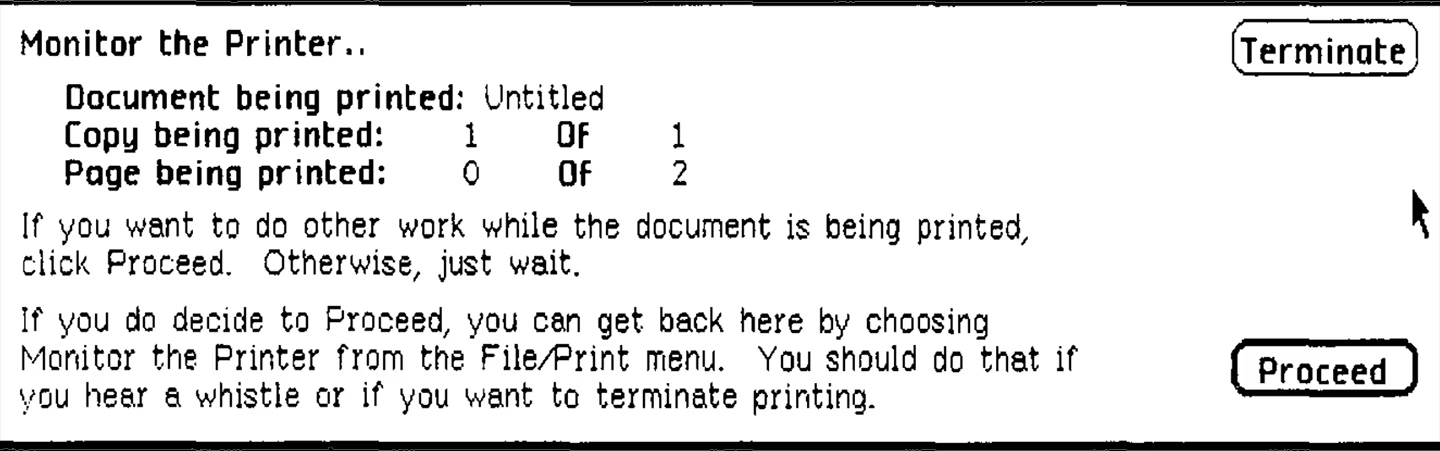 Monitor the Printer