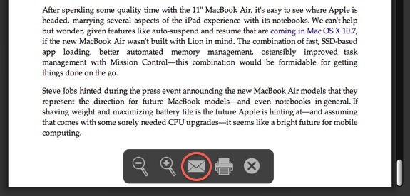 Reader HUD