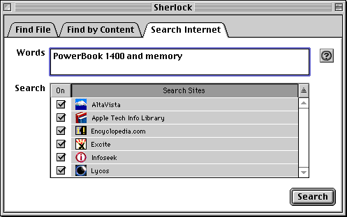 Sherlock Search